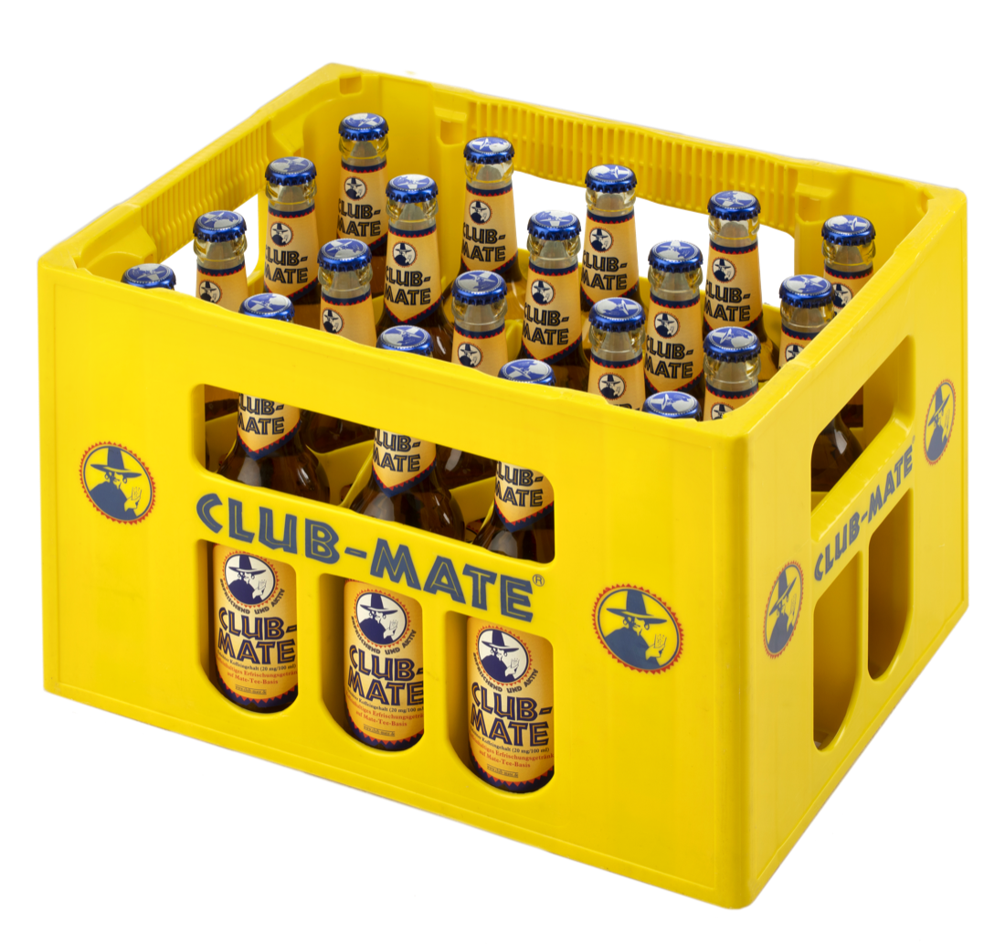 Caja original de Club-Mate de 20 botellas de 330 ml